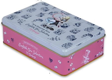 Alice in Wonderland Tin With Selection of 72 Tea Bags