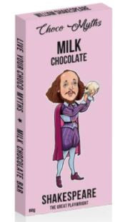 Shakespeare Milk Choc Block 80g