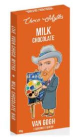 Van Gogh Milk Chocolate Block 80g