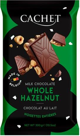 Extra Large Gifting Block - Milk Chocolate with Whole Hazelnuts - 300g