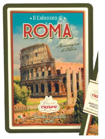 Rome Gift Tin with Pralines Filled with Hazelnut Cream 200g