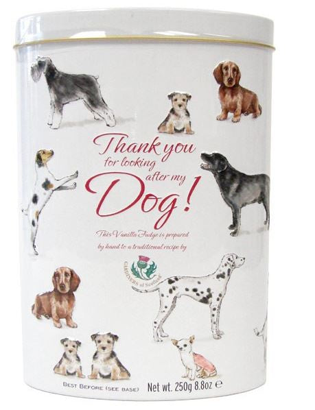 Thank You For Looking After My Dog Tin, Vanilla Fudge 250g