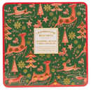 Embossed Festive Motifs Tin with Assorted Biscuits - 250g