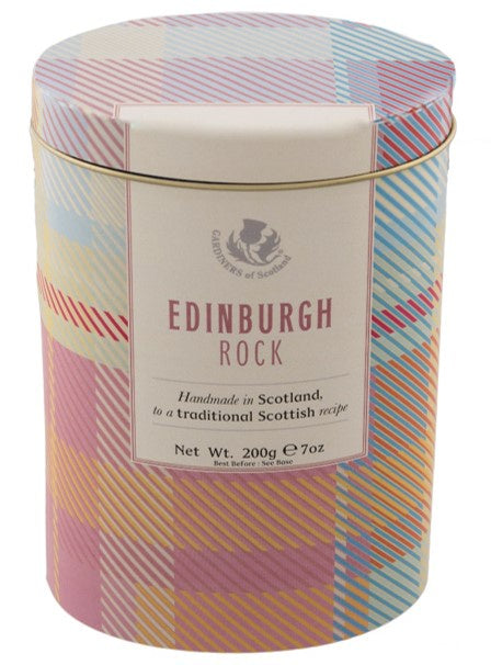 Edinburgh Rock in Tartan Tin