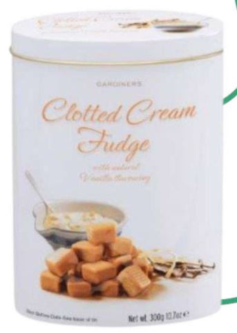 Clotted Cream Fudge in Gift Tin - 300g