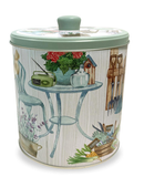 Garden Retreat Round Tin with Assorted Biscuits - 300g
