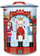 Nutcracker Musical Tin with Mini Clotted Cream Biscuits - 200g