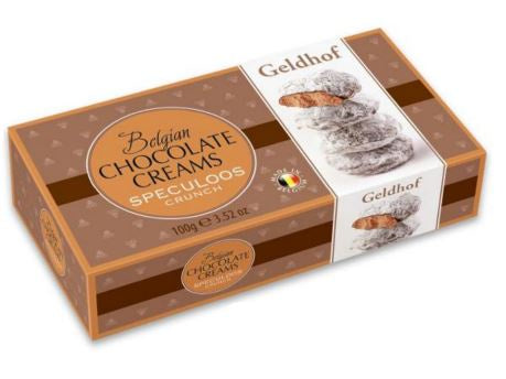 Belgian Chocolate Creams with Speculous Cookie - 100g