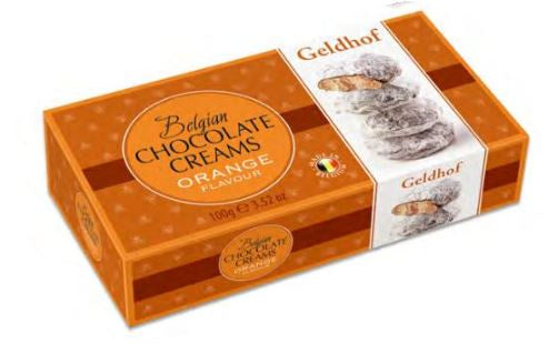 Belgian Chocolate Creams (Orange) - 100g