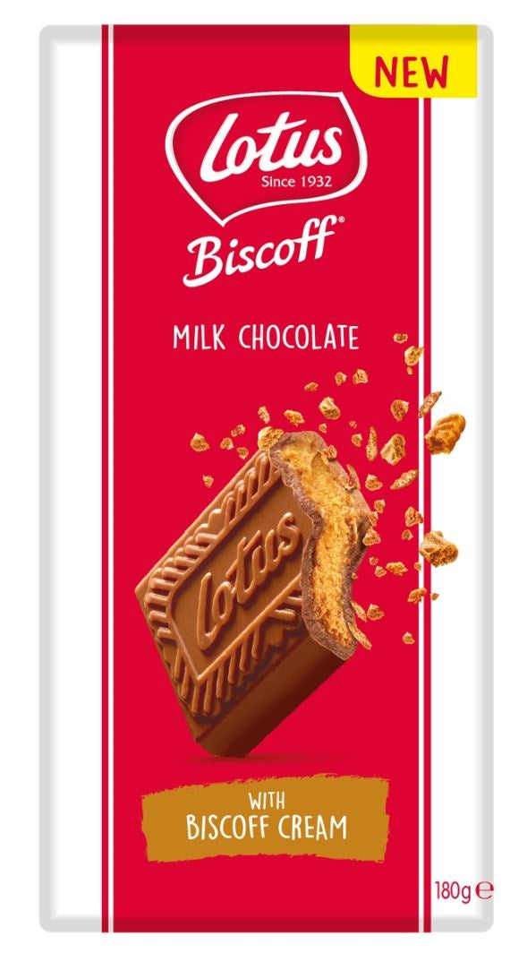 Milk Chocolate with Biscoff Cream - 180g