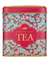 Tapestry Collection - 32 English Breakfast Tea Bags in Pink Gift Tin