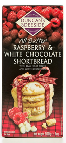 Raspberry with White Chocolate Shortbread - 200g