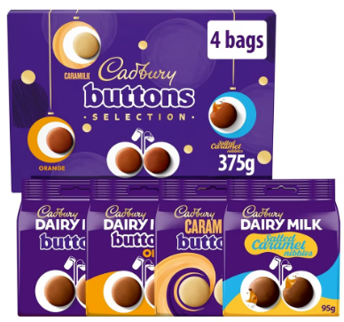 Cadbury Buttons Selection Box 340g