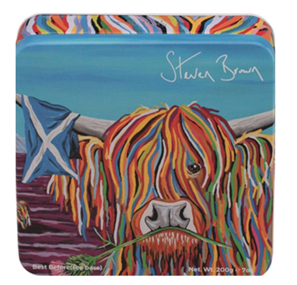 Steven Brown Art - Hamish McCoo Tin with Malt Whisky Fudge Fudge - 200g