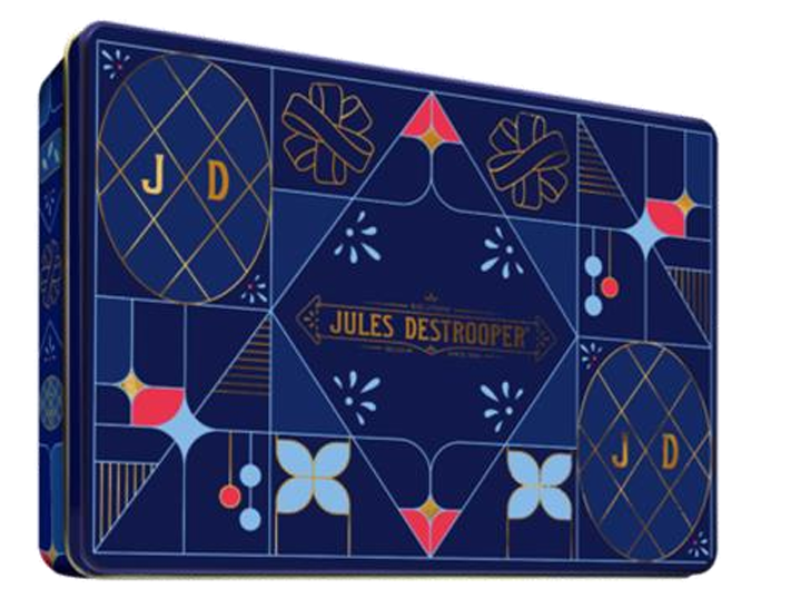 Royal Decor Large Gift Tin with Butter Crisps & Almond Thins - 350g