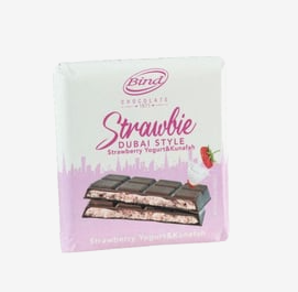 Dubai Style Strawberry Yoghurt Tablet 80g