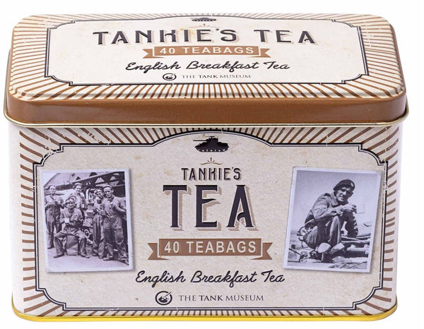 Tankie’s Tea Tin with 40 English Breakfast Tea Bags