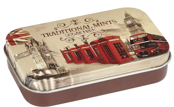 Vintage England Sugar Free Mints Pocket Tin 35g