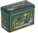 Vintage Victorian Forest Green Tin with 40 English Afternoon Tea Bags