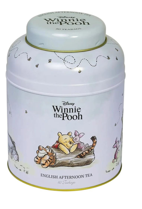 Winnie The Pooh Tea Caddy with 80 English Afternoon Ta Bags