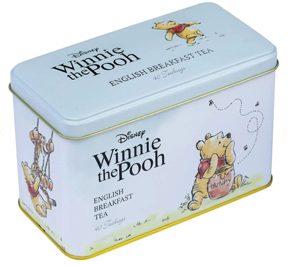 Winnie The Pooh Classic Tea Tin with 40 English Breakfast Tea Bags