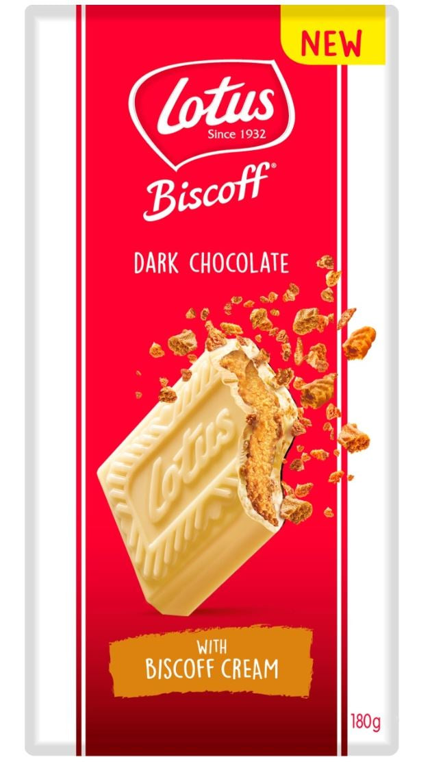 White Chocolate with Biscoff Cream - 180g