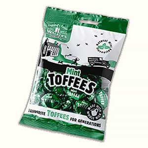 Walker's Mint Toffee - 150g Bag