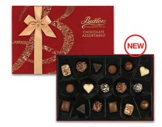 Chocolate Assortment in Red Gift Box - 250g