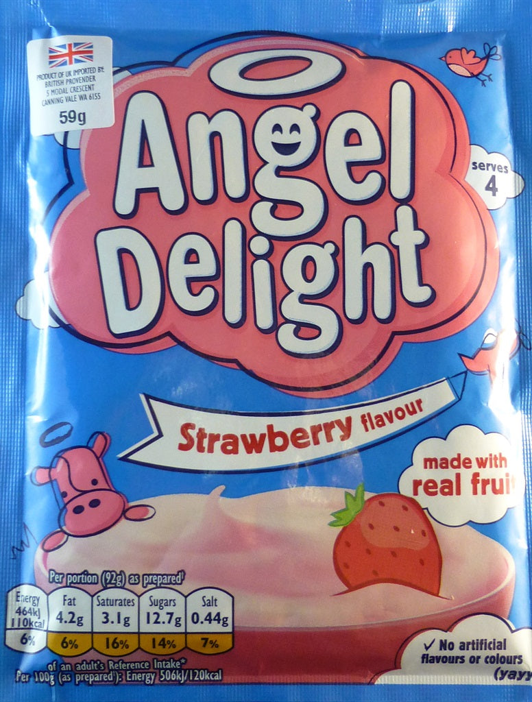 UK Angel Delight Strawberry flavoured