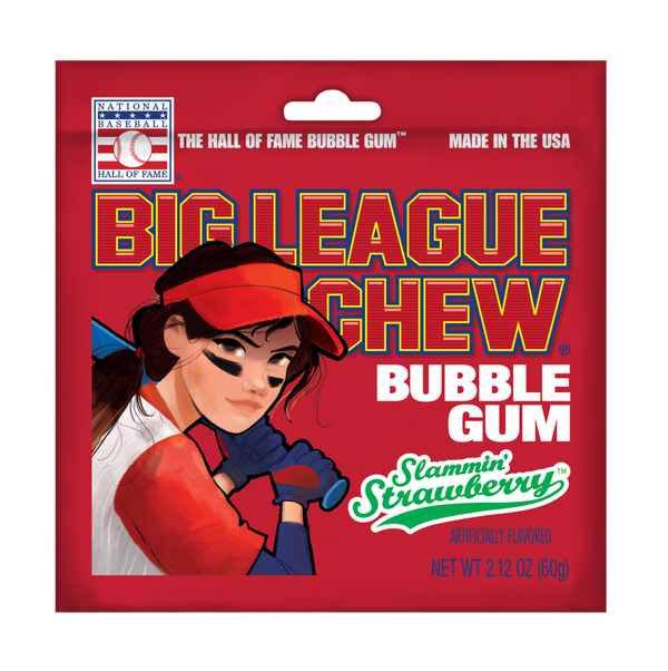 Big League Chew - Strawberry 60g