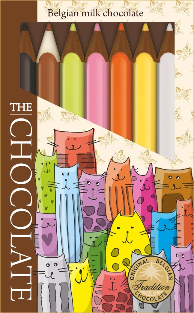 Chocolate Pencils Gift Box (Cat Design)- 90g