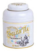 Vintage Victorian Cream Tin with 80 English Afternoon Tea Bags - 160g