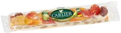 Carlier vanilla nougat with mixed fruits and almonds