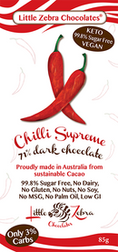 Chilli Supreme, Dark Chocolate 85g