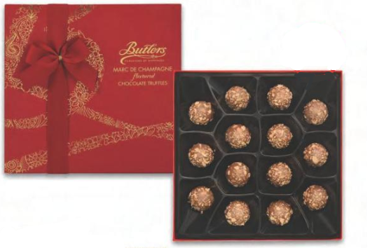 Butlers Marc De Champagne Chocolate Truffles - 200g