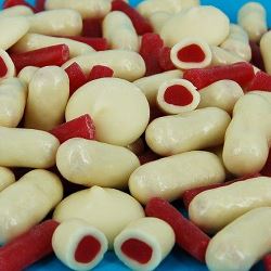 White Chocolate Raspberry Licorice Bullets