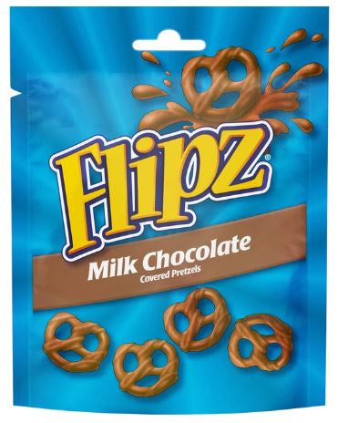 Flipz Milk Chocolate Pretzels 141g