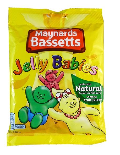 Dusted jelly babies 190g bag