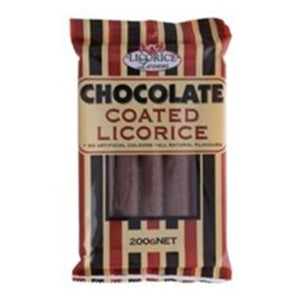 Chocolate Coated Licorice - 200g