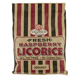 Raspberry Licorice 300g