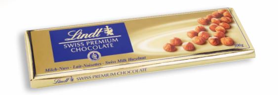 Gold Bar - Milk Chocolate with Hazelnuts 300g