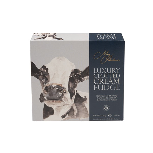 Meg Hawkins Fresian Cow - Clotted Cream Fudge Carton - 170g