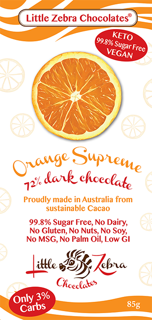 Orange Supreme, Dark Chocolate 85g