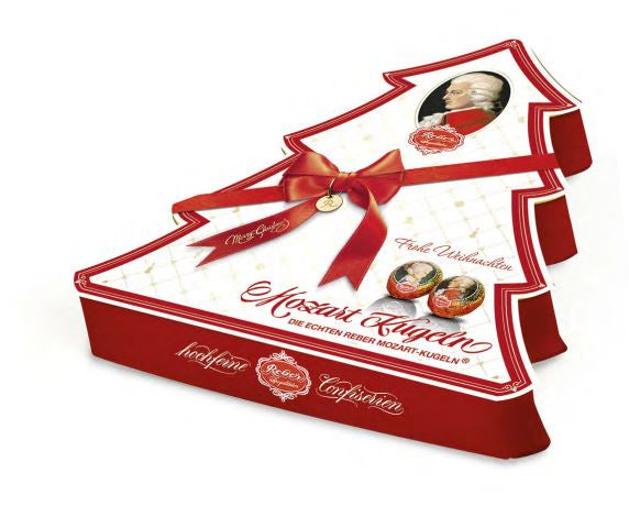 Mozart 12pc Christmas Tree Gift Box - 240g