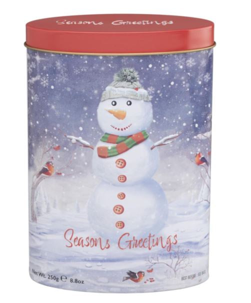 Snowman Tin with Clotted Cream Fudge - 250g