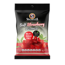 Soft Strawberry Licorice Pieces with Stevia 80g