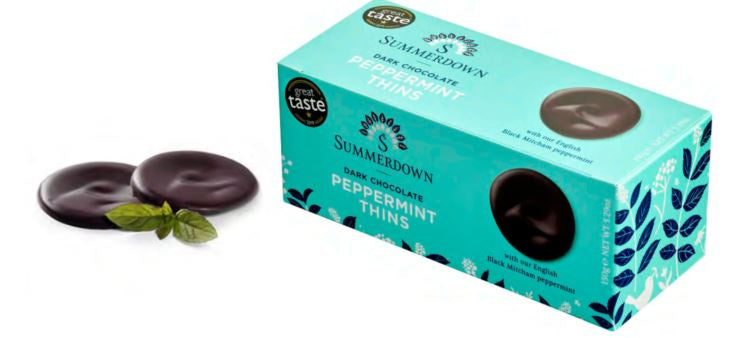 Summerdown Chocolate Mint Thins -150g