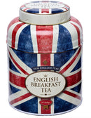 Union Jack Tea Caddy with 80 English Breakfast Tea Bags