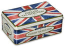 Union Jack Rectangular Tin with 100 English Breakfast Tea Bags