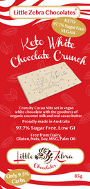 Keto White Chocolate Crunch 85g